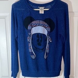 DISNEY PARKS. MICKEY LIGHT WEIGHT SWEATER. SIZE S